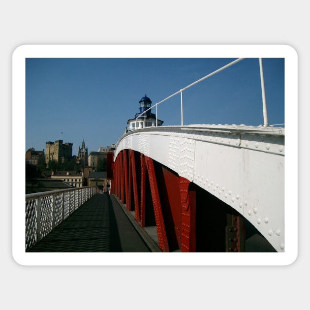 Swing Bridge Newcastle Sticker by Ladymoose